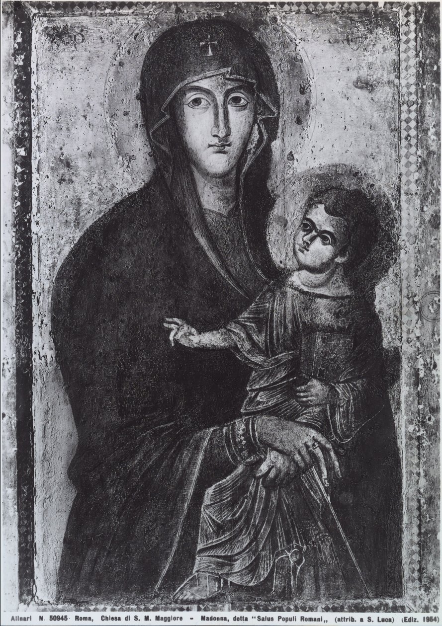 Salus Populi Romani (panelde tempera) by Byzantine Byzantine