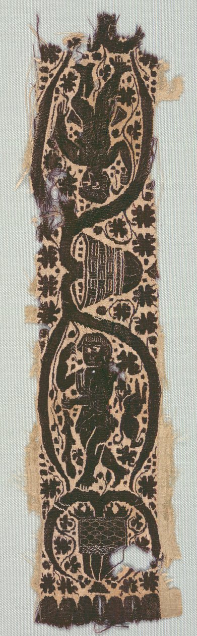Kol Bandı Süslü Nadir İpek Tunik Parçası, 400