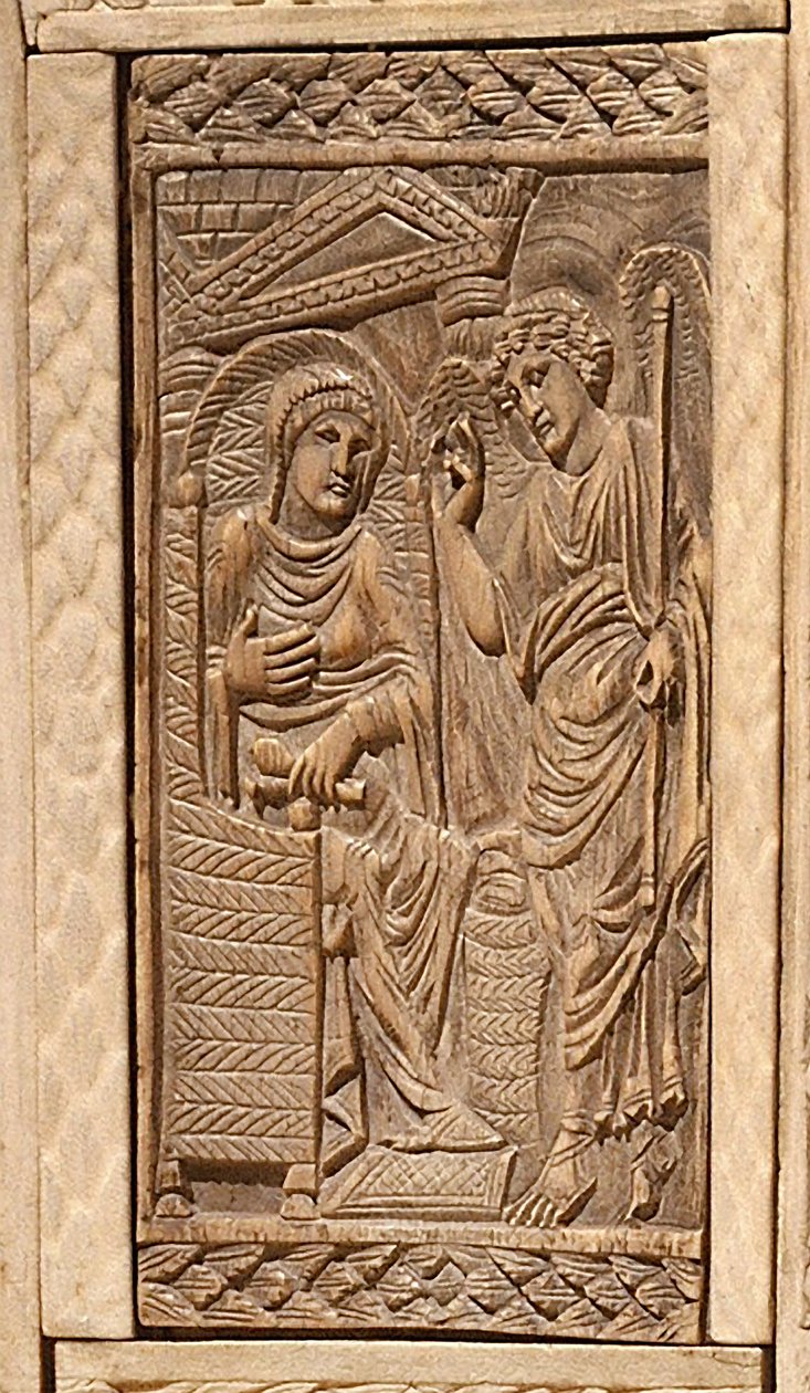 Müjde detayı, Piskopos Maximian