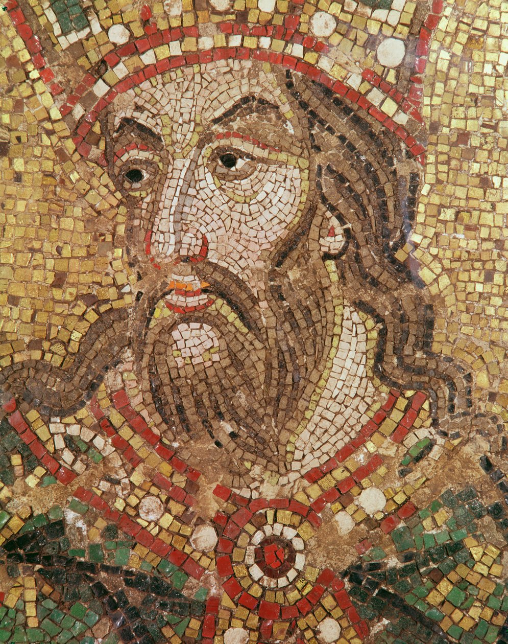 Kral Başkanı (mozaik) (detay) by Byzantine School