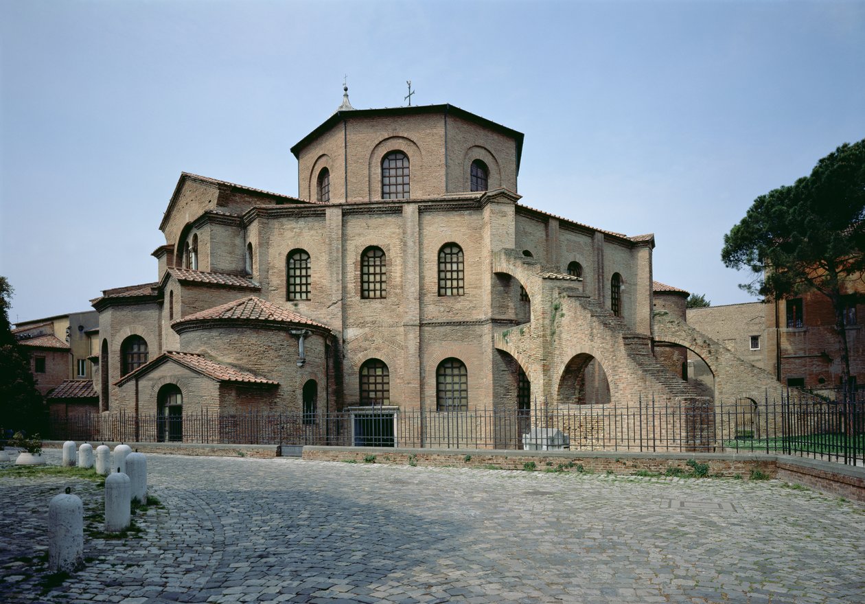 Kilisenin arka cephesi, MS 547 dolayları by Byzantine School
