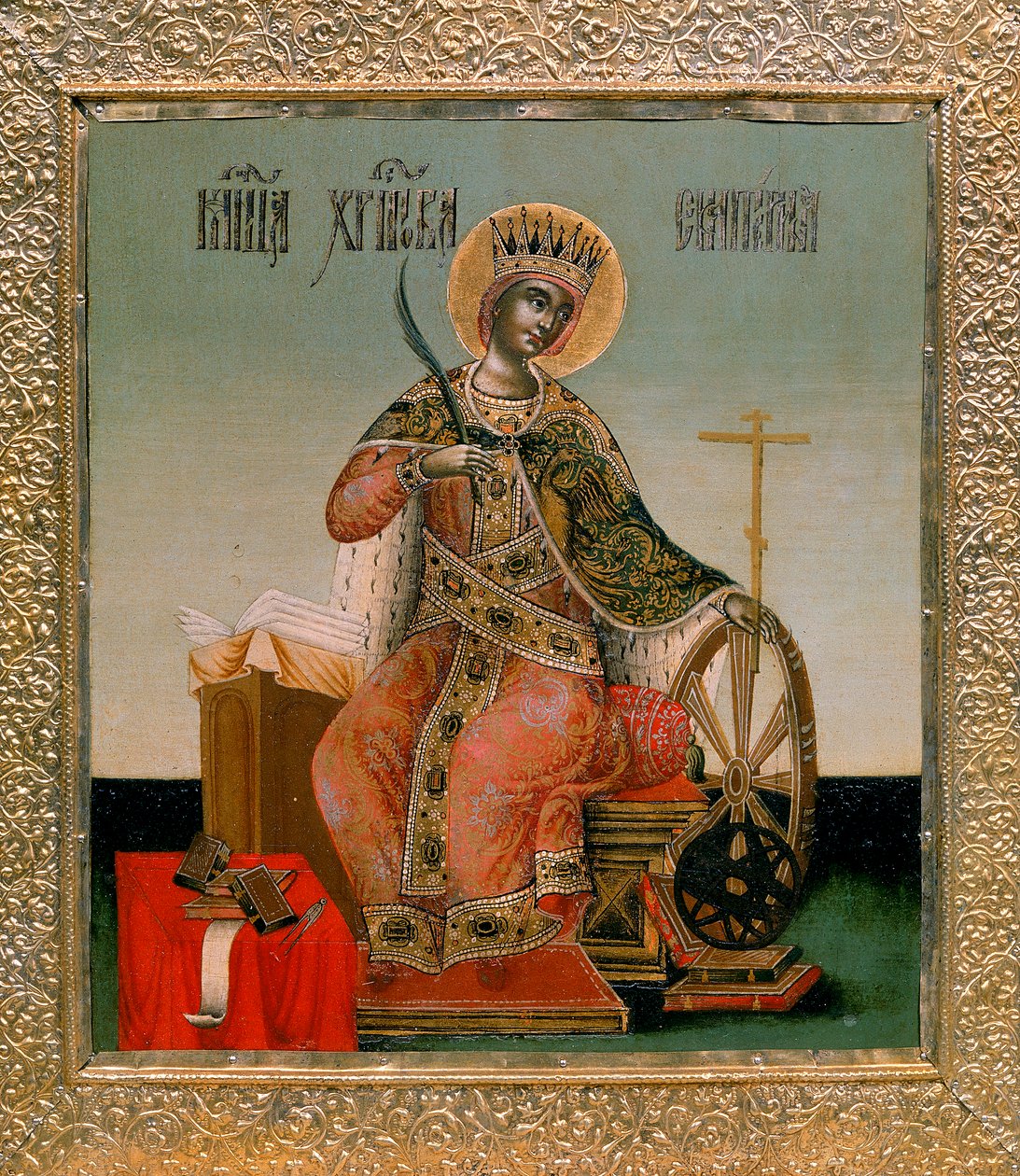 İskenderiyeli Aziz Catherine by Byzantine School