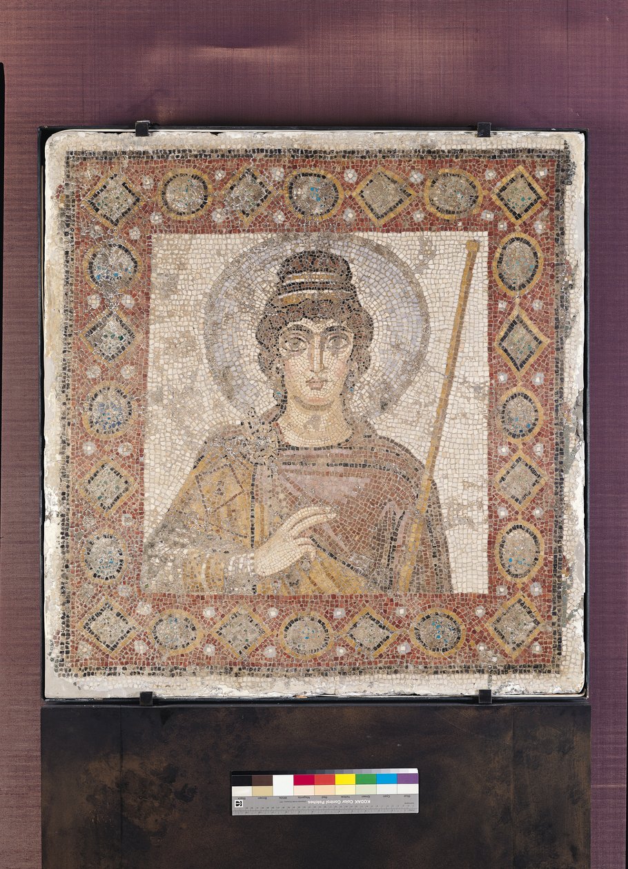 Kartaca Hanımı (mozaik) by Byzantine School