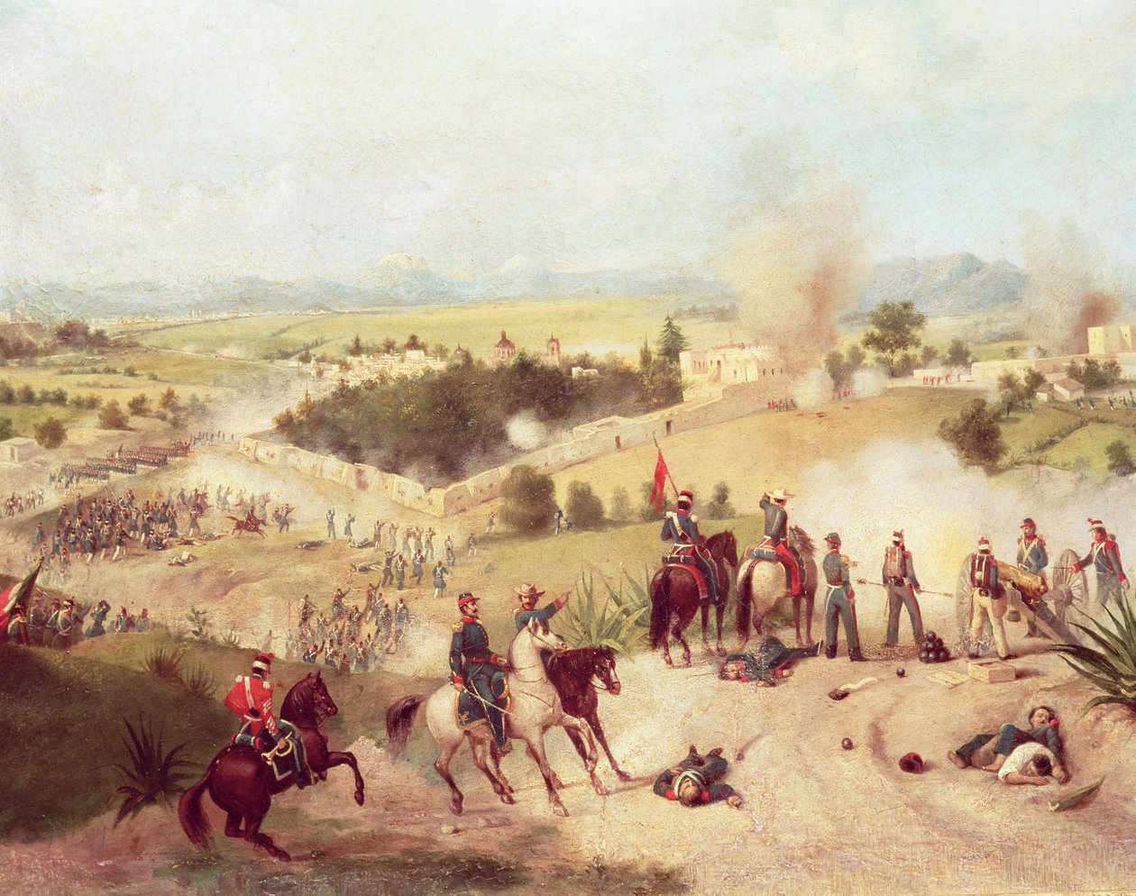 Molino del Rey Savaşı, 8 Eylül 1847 by C. Escalante
