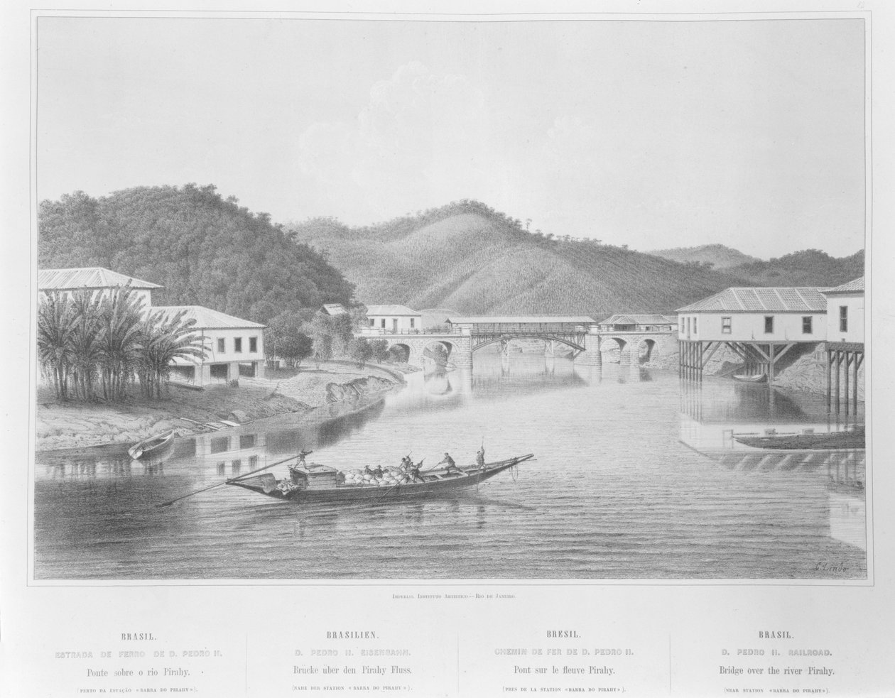 Pirahy Nehri üzerindeki köprü by C. Lindo