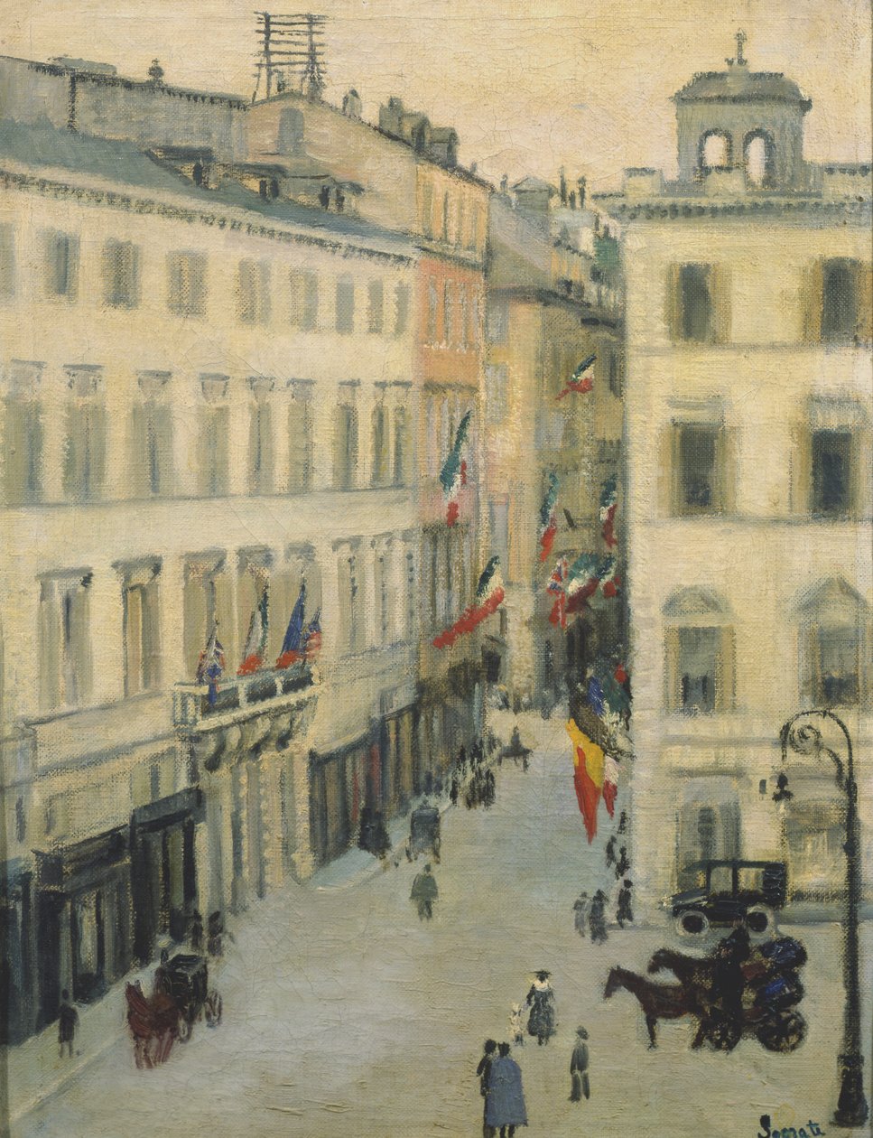 Via del Corso, Roma by C. Socrate