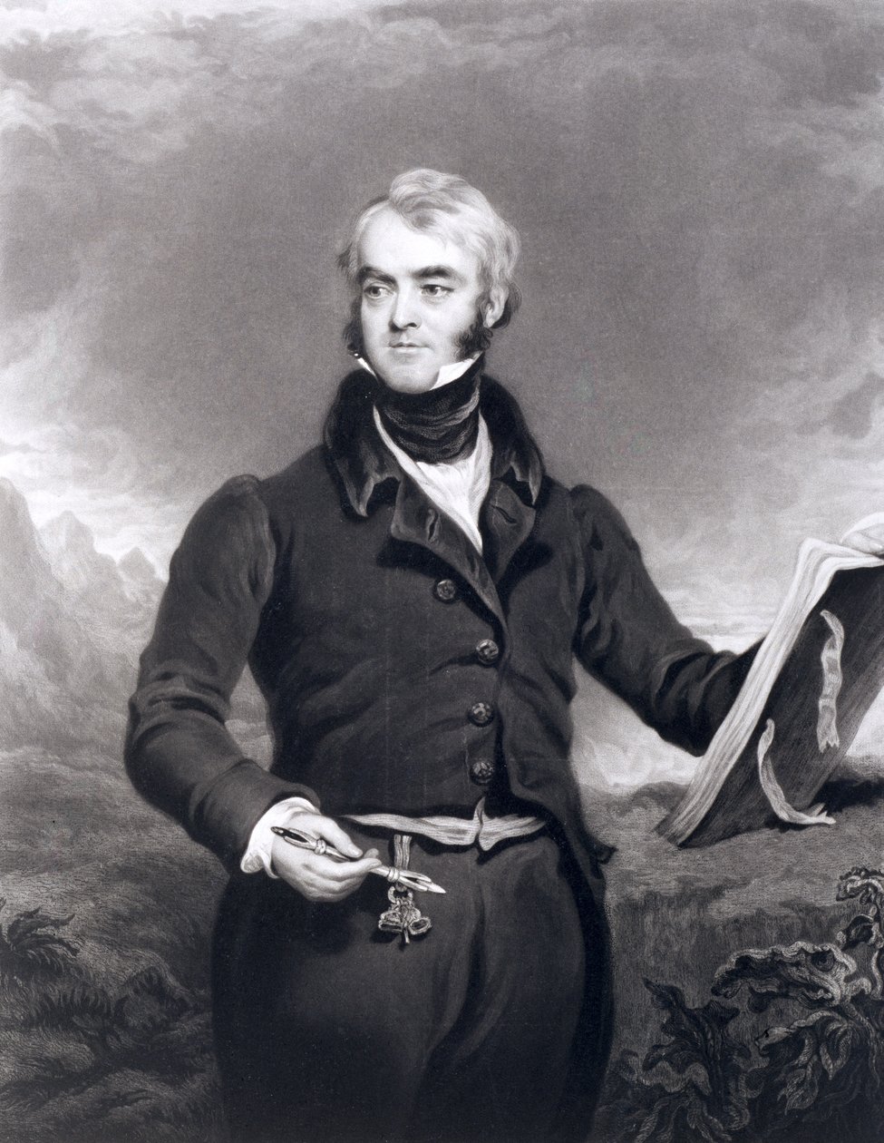 William Brockedon (1787-1854), 1834 (mezzotint engraving) by C. Turner