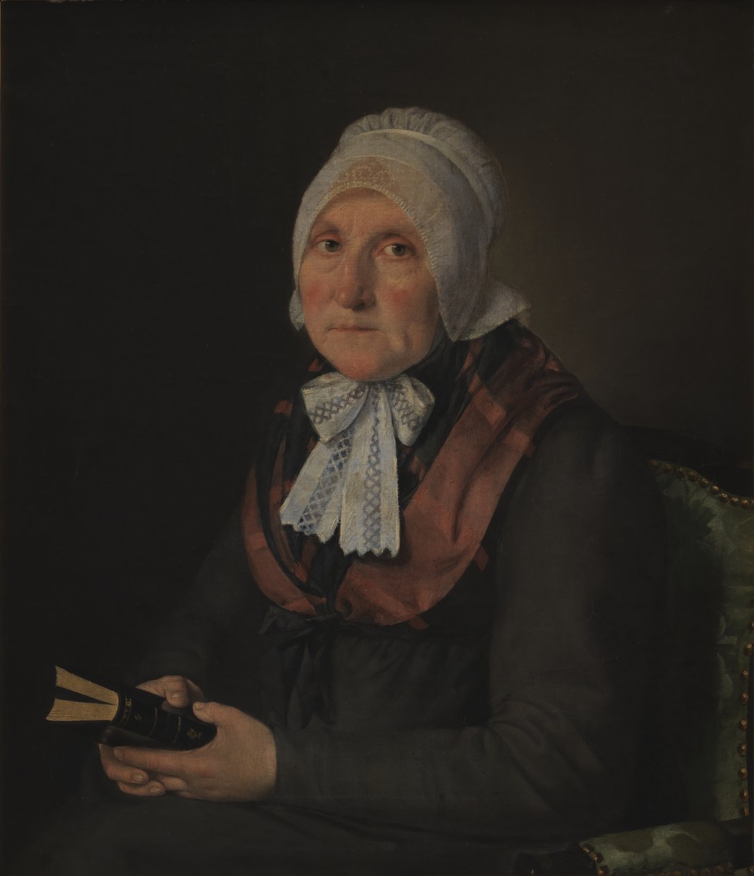 Maria Magdalena Jensen, kızlık soyadı Jessen, Sanatçının Annesi by C.A. Jensen
