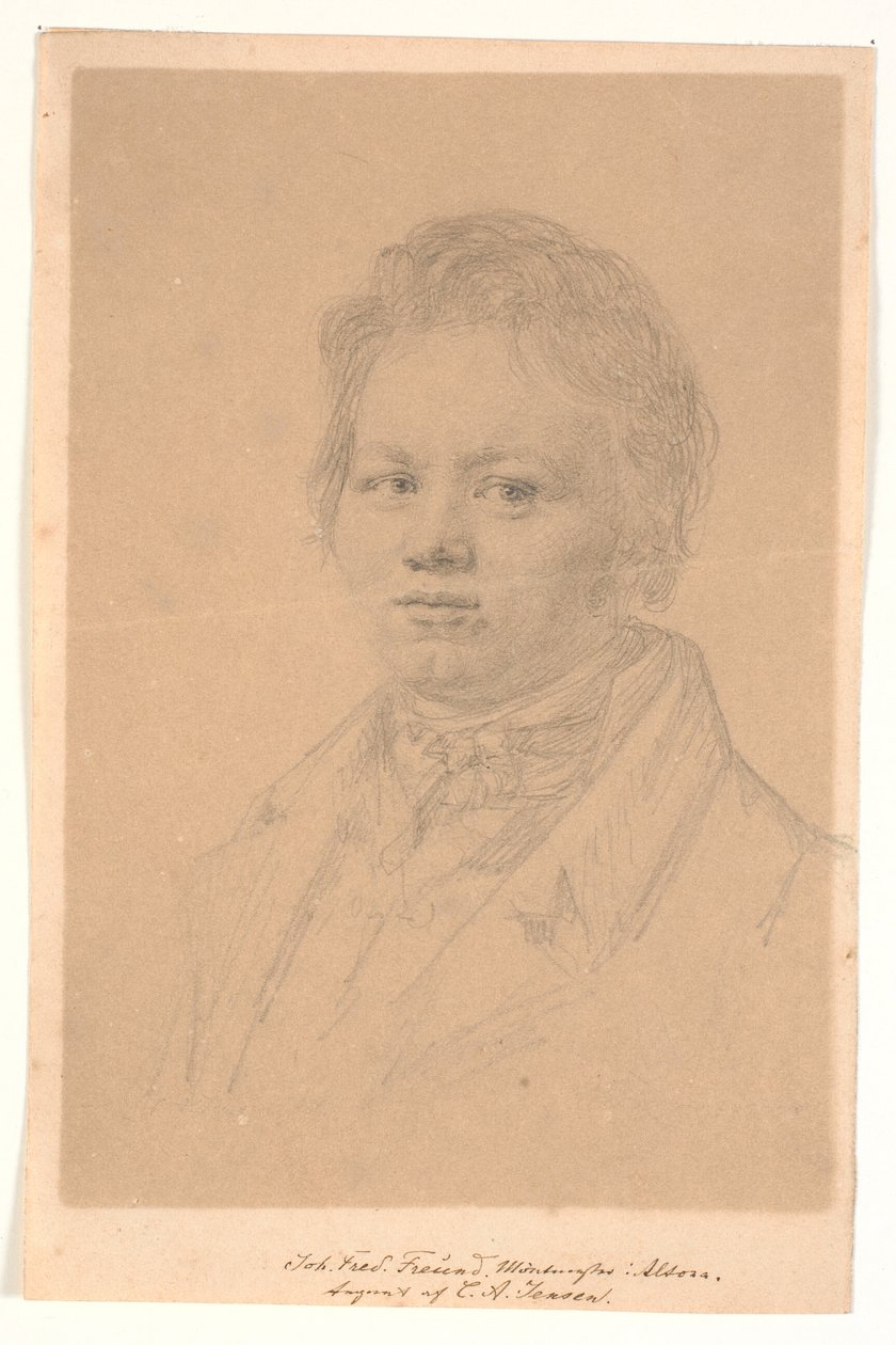 Mintmaster JF Freund'un Portresi by C.A. Jensen