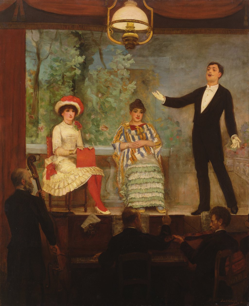 Kafe Chantant, 1889 by C.A. Paul de la Boulaye