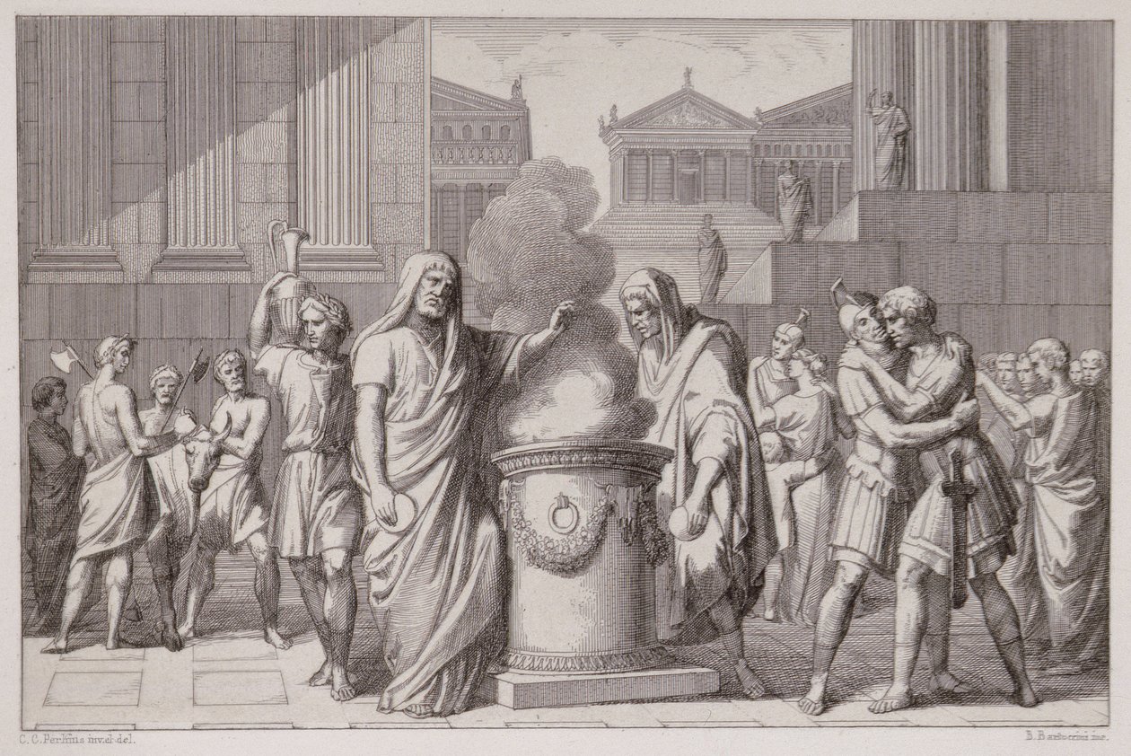 Galyalıların Geri Çekilmesinden Sonra Camillus ve Manlius
