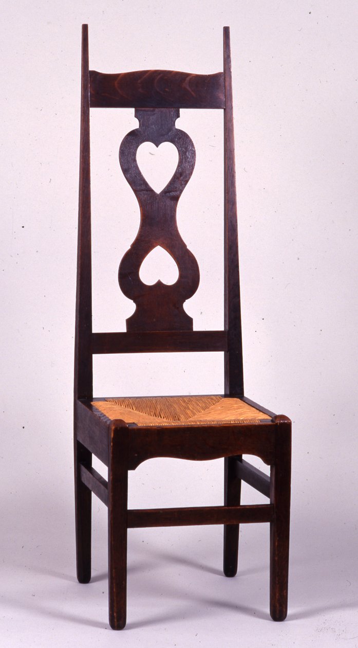 C.F.A. tarafından tasarlanan sandalye Voysey (1857-1941), 1898