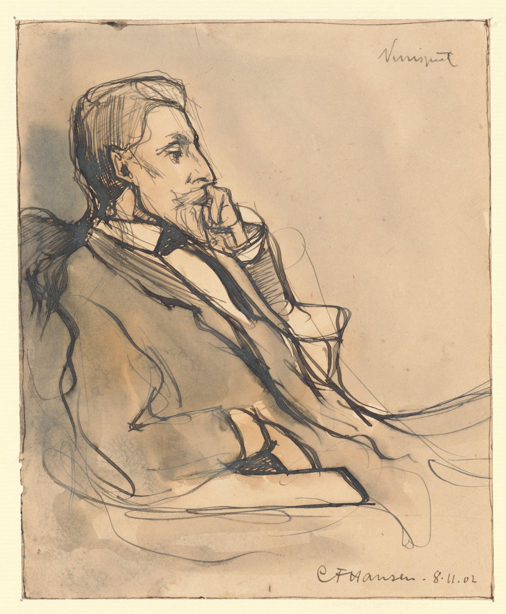 Cornelis van Rooyen'in portresi by C.F. Hansen