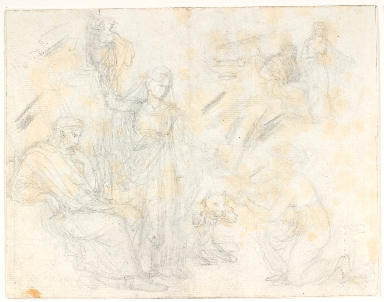 Psyche, Proserpina kavanozunu alır by C.G. Kratzenstein Stub