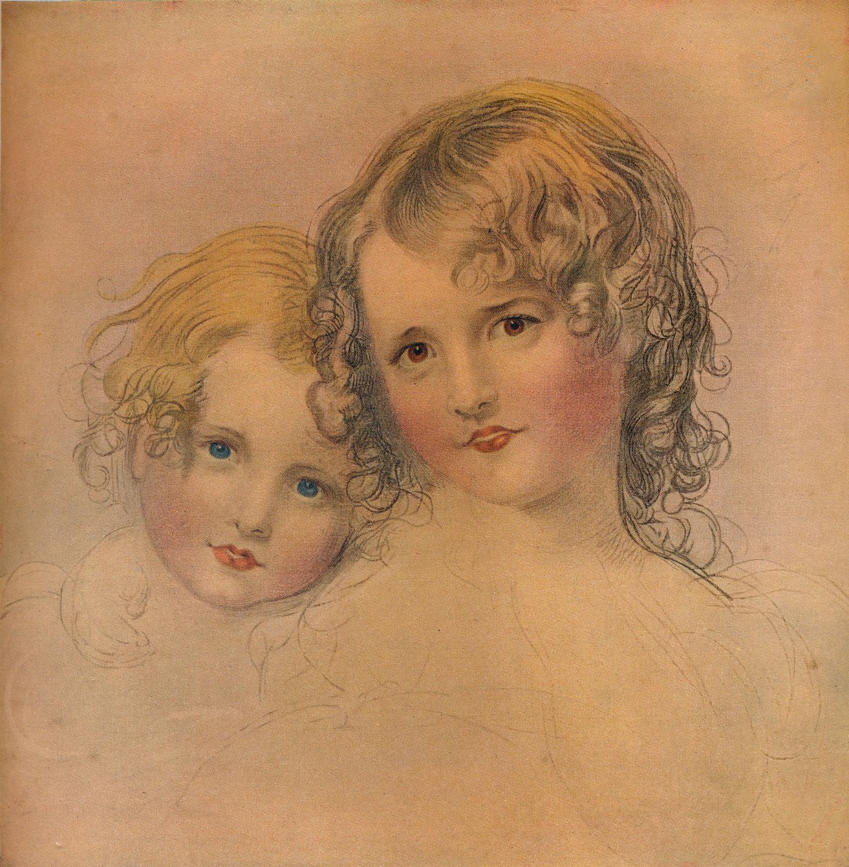 Calmady Çocukları, c1823, 1916 by CG Lewis