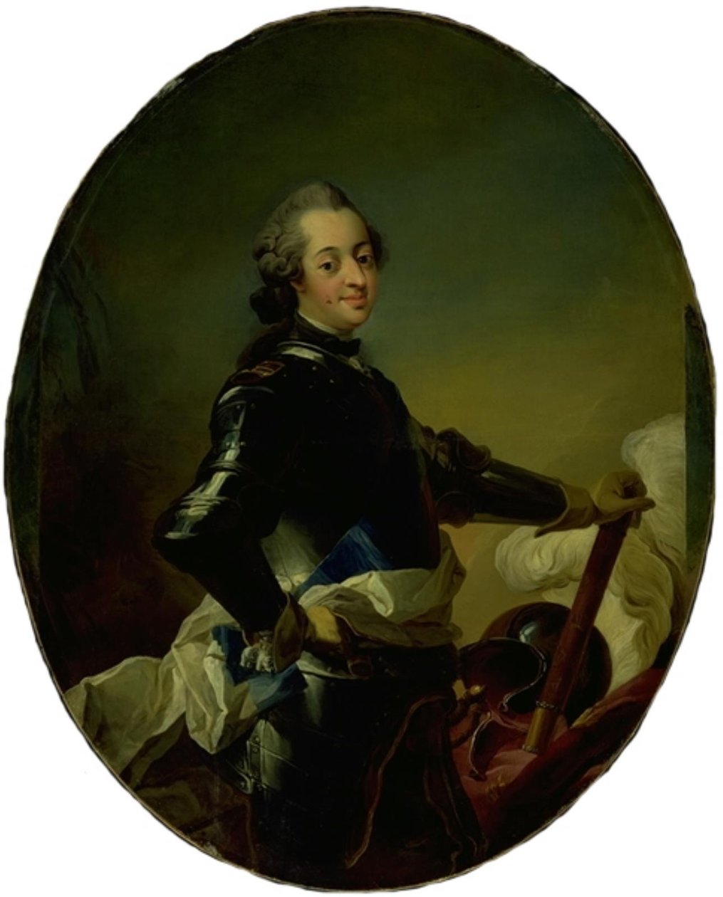 Zırhlı Frederik V portresi by C.G. Pilo