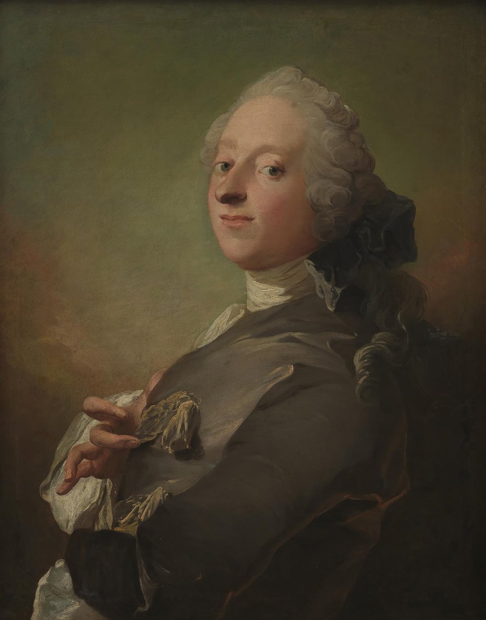 Kraliyet portresi mahkeme eczacısı Johann Gottfried Becker by C.G. Pilo