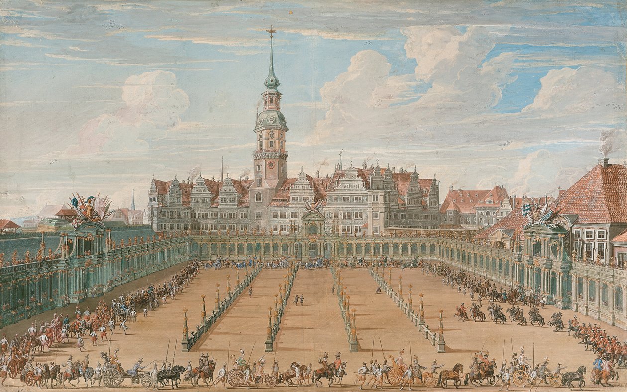 Bayanlar Ring Yarışları Geçit Töreni, Dresden by C.H. Fritzsche