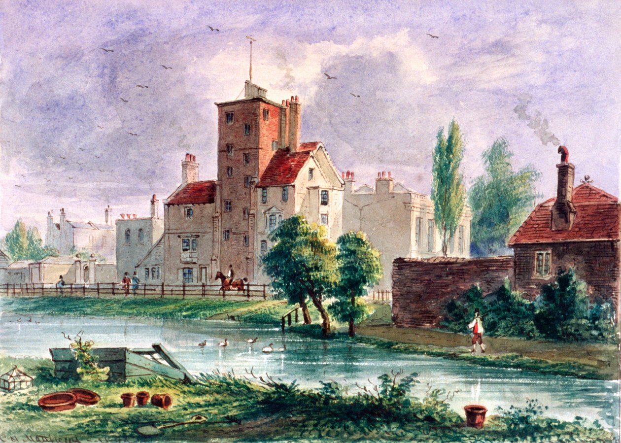 Canonbury Evi, Islington, Londra, 1835 by CH Matthews