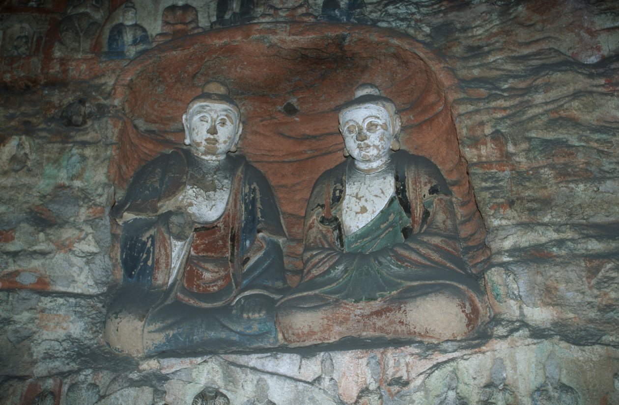 Çin, Shanxi eyaleti, Yungang Mağaralarında Buda