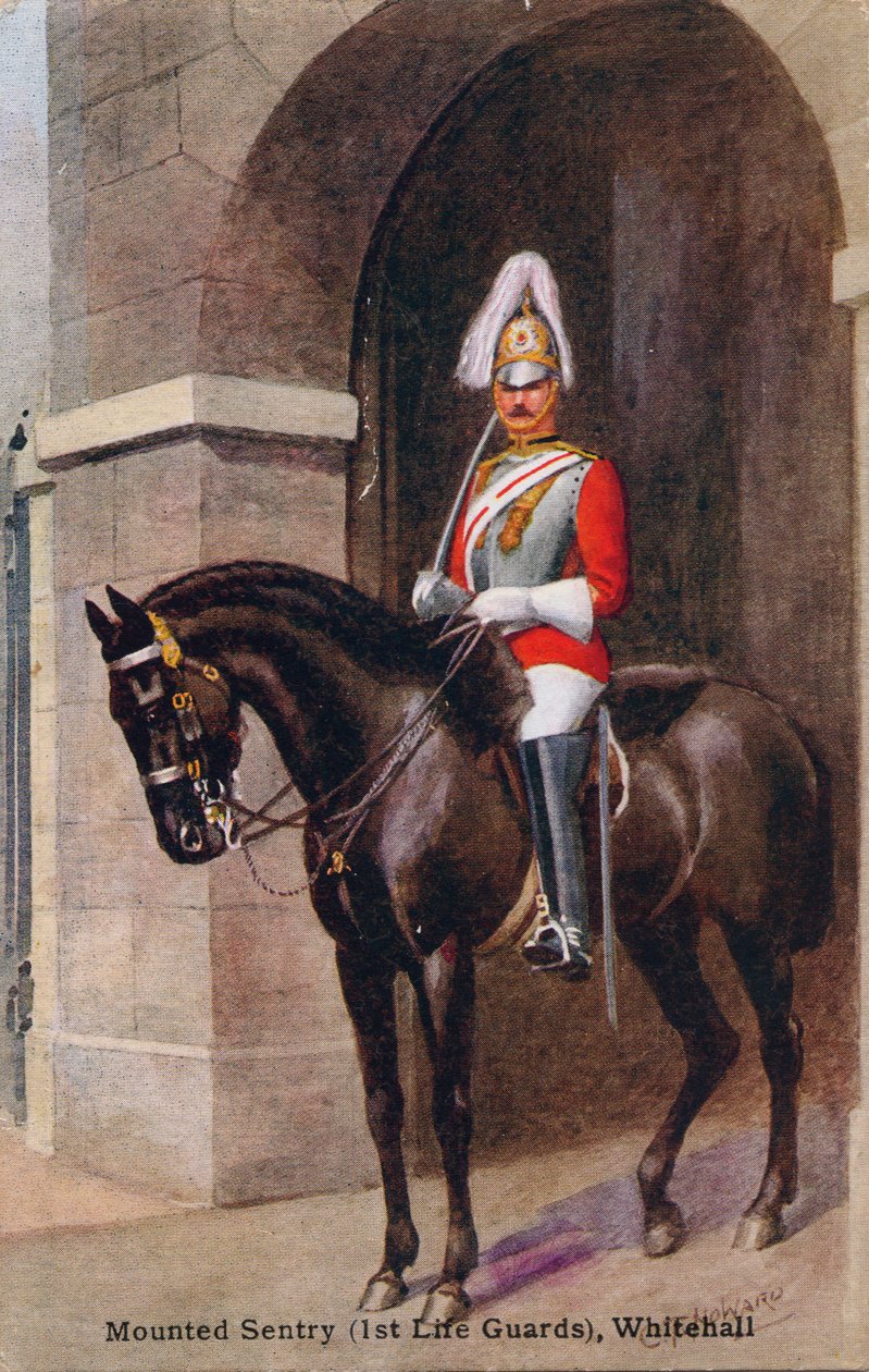 Atlı Nöbetçi 1. Can Muhafızları, Whitehall, 1933. by C.T. Howard