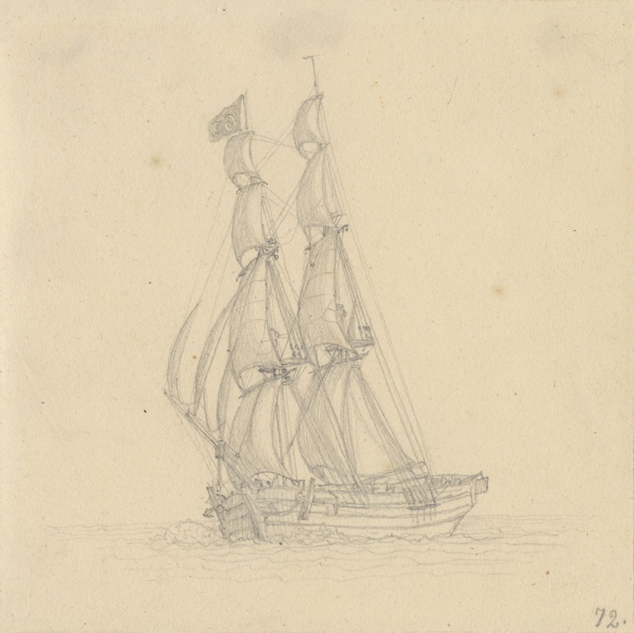 bir brik by Christoffer Wilhelm Eckersberg