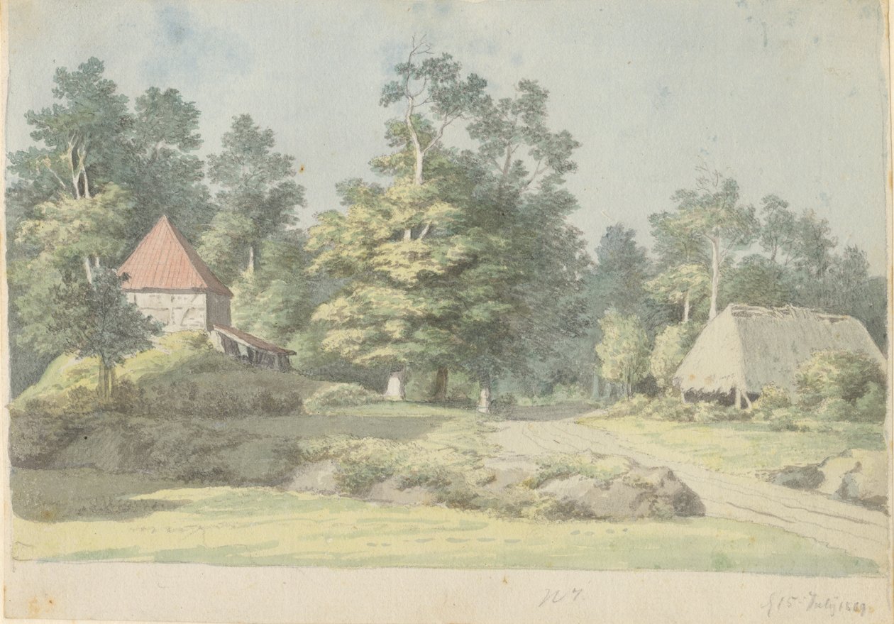 Møn üzerinde bir tuğla by Christoffer Wilhelm Eckersberg