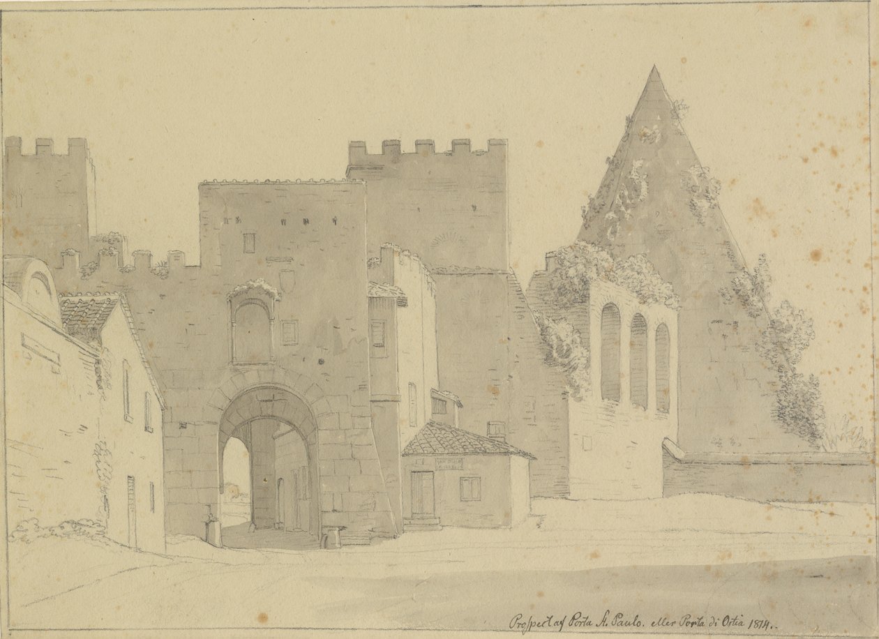 Porta S.Paolo ve Pyramid di Caio Cestio