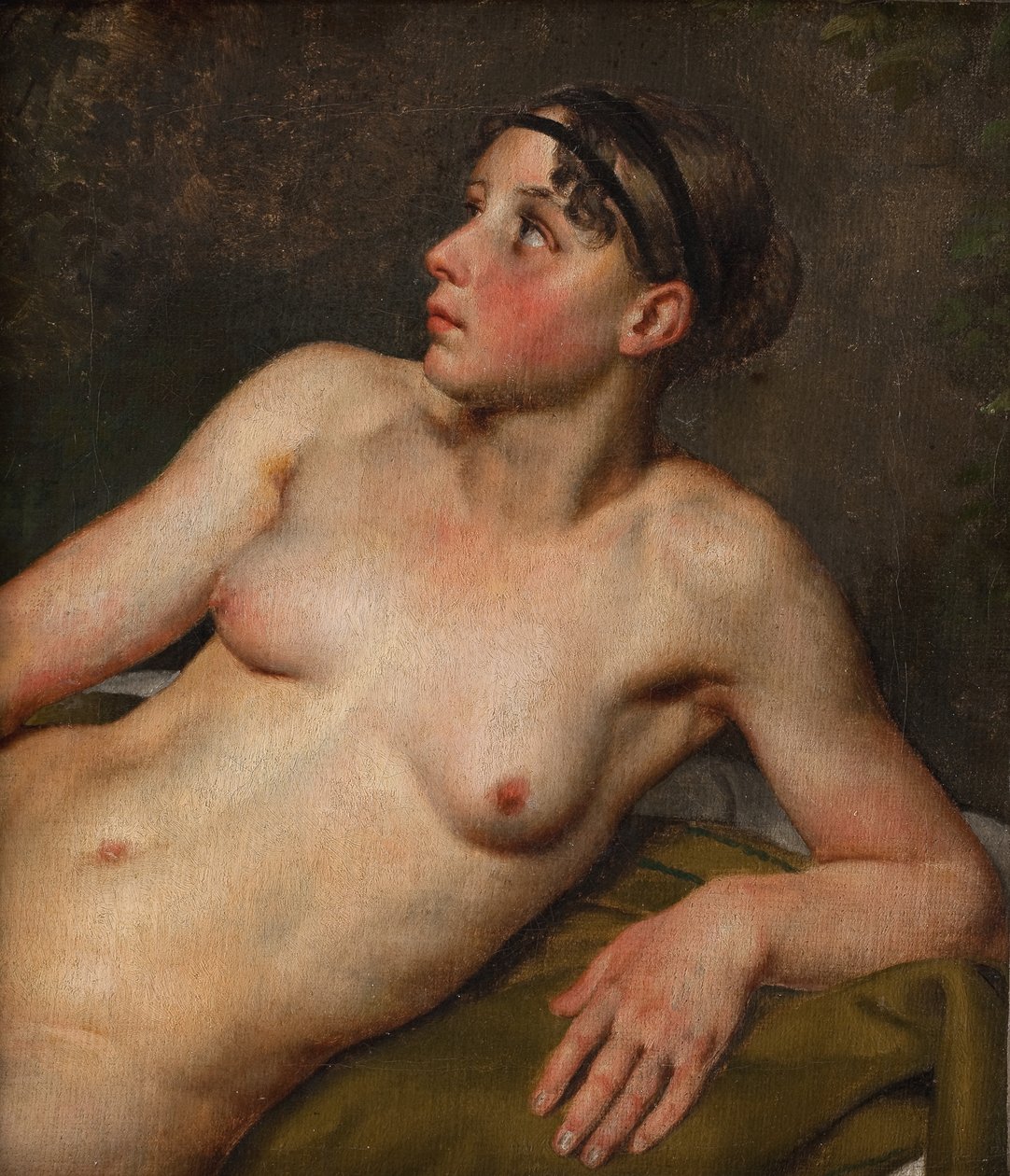 uzanmış kadın çıplak by Christoffer Wilhelm Eckersberg