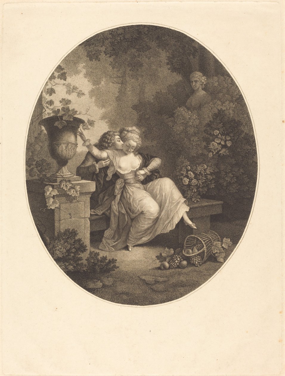 üzgün sepet by C. A. L. Buisson after Charles Michel Ange Challe