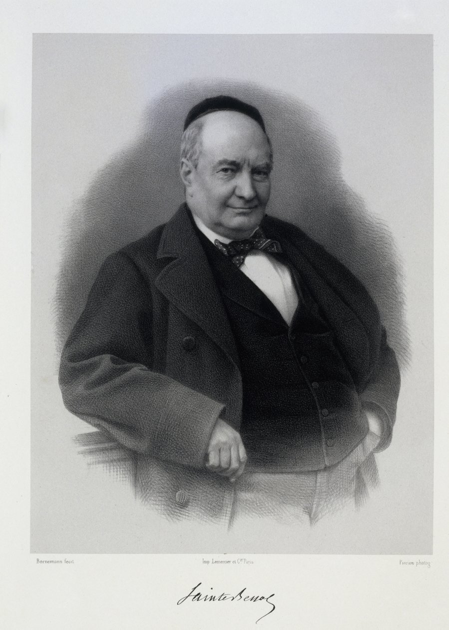 Charles Augustin Sainte-Beuve 1804-1869. by C. Bornemann
