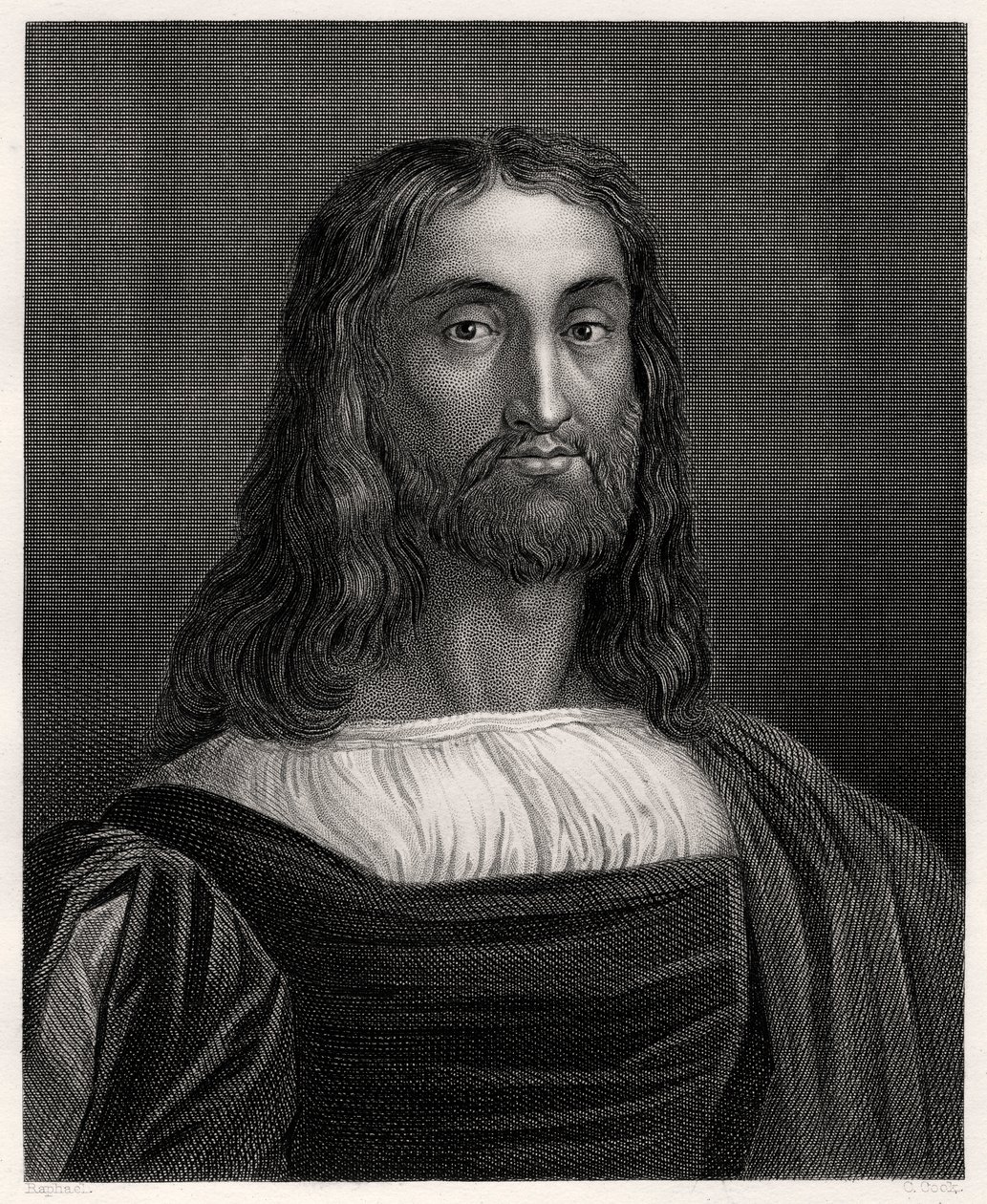 Marcantonio Raimondi, İtalyan oymacı, 19. yüzyıl by C. Cook
