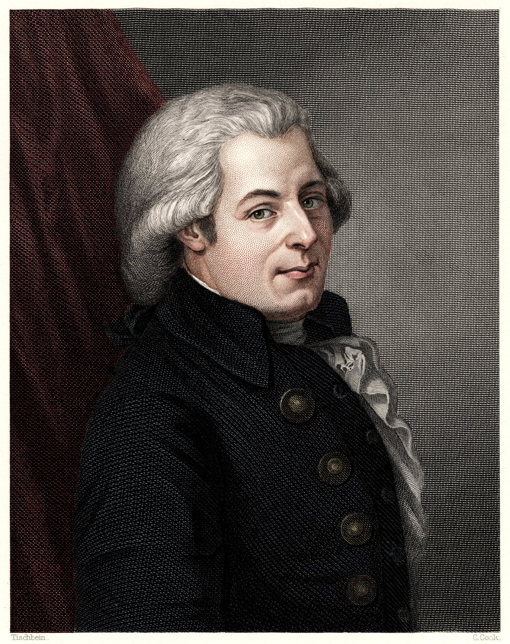 Mozart, c1777, 19. yüzyıl. by C. Cook