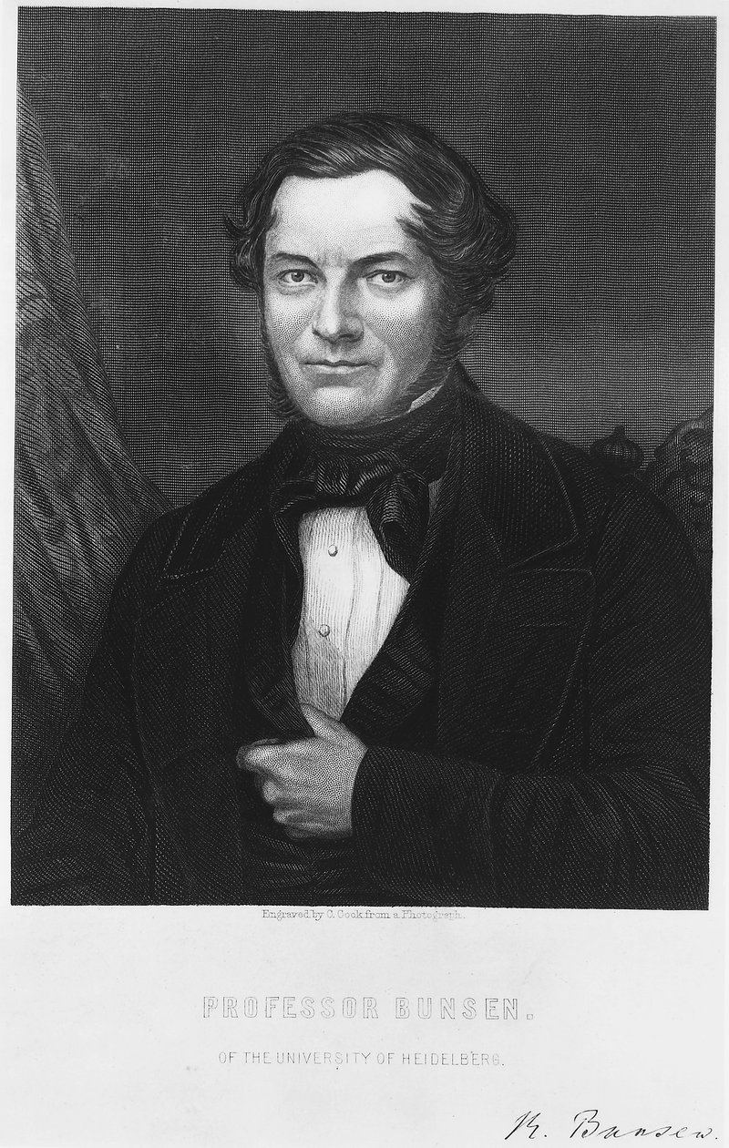 Robert Bunsen, Alman kimyager, 1850
