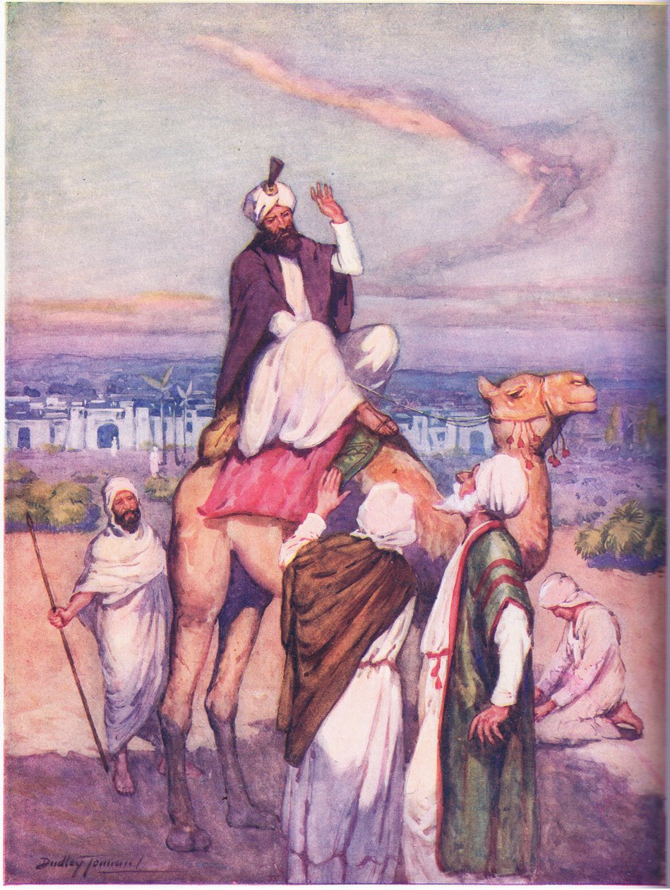 Büyük bir dinin Arap kurucusu: Mekke'de doğan Muhammed (renkli taş) by C. Dudley Tennant