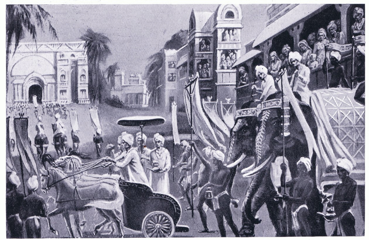 ಕೋಸಲದ ಪ್ರಸೇನ್ಜಿತ್ (ಔಧ್) ಪಿಯುಸ್ ಈ ಭೇಟಿ 20. ಬಕ್ ಟರ್ಕ್ by C. Hargrave Martin