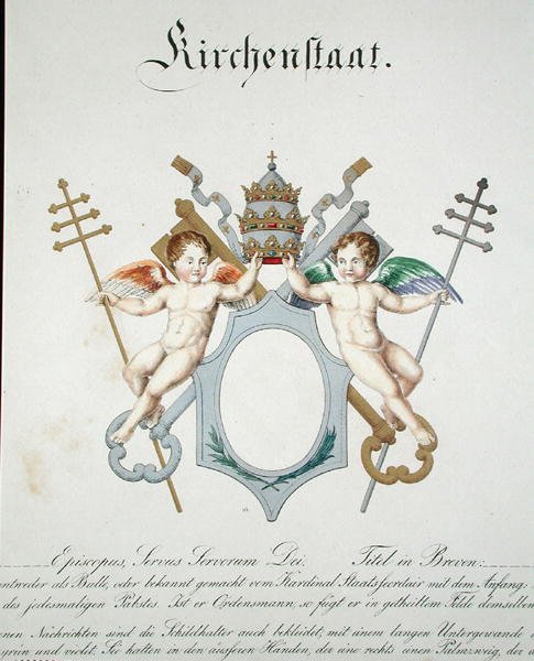 Arms of the Church State of the Vatikan, Almanya