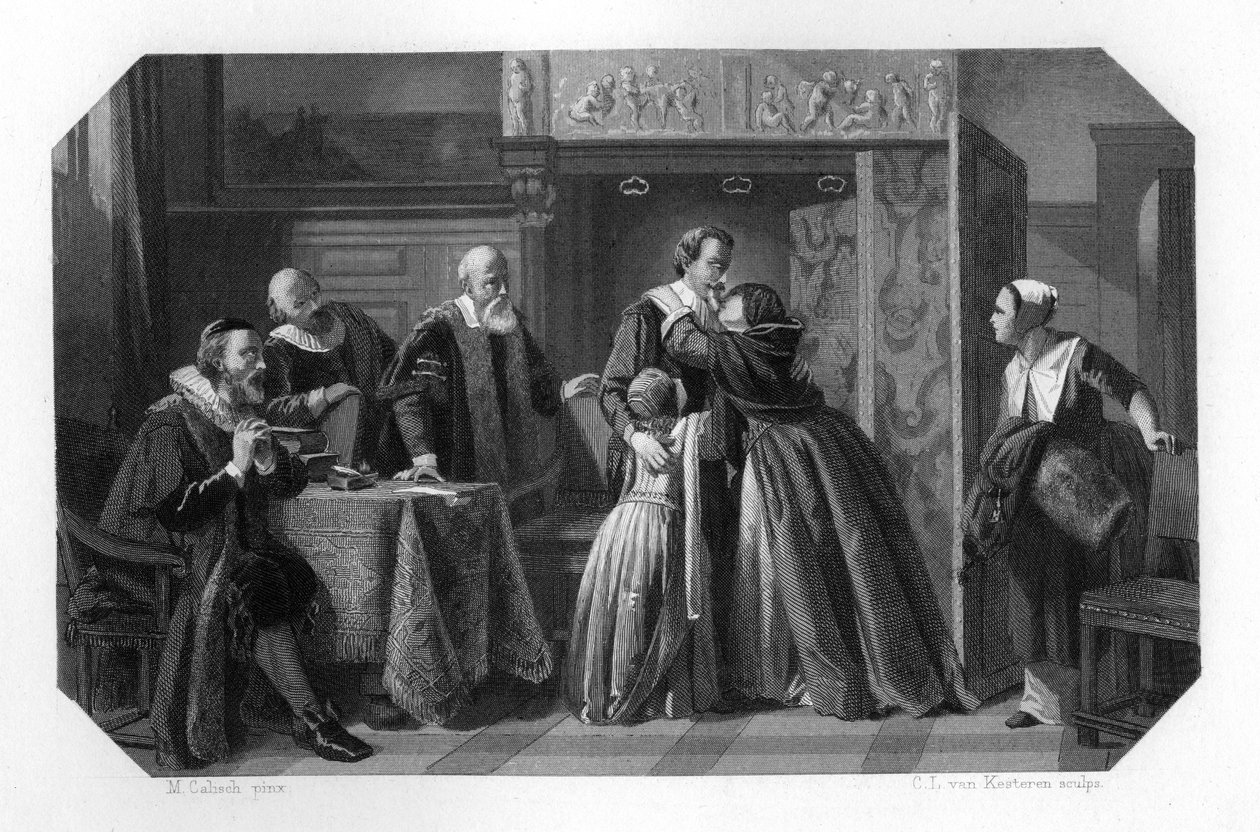 Hugo de Groot Grotius, 17. yüzyıl Hollandalı hukukçu ve filozof, c1870. by Domenico del Barbiere