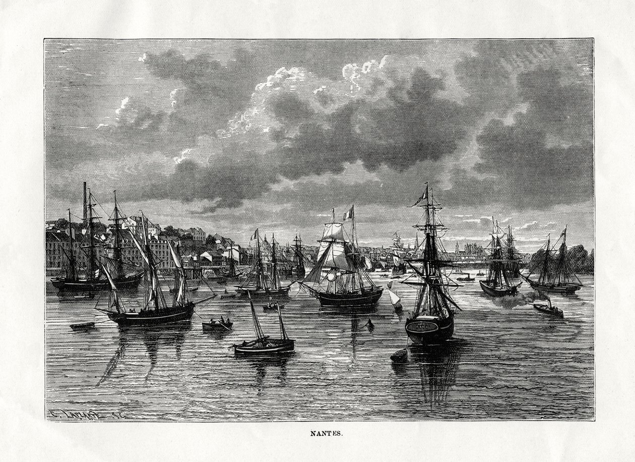 Nantes, Fransa, 1879 by C. Laplante