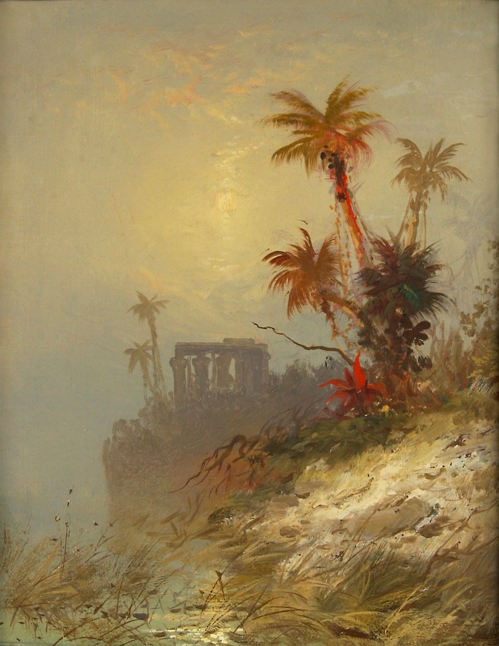 Mısır Manzarası, 19. yüzyılın sonu - 20. yüzyılın başı. by C. Morgan McIlhenney
