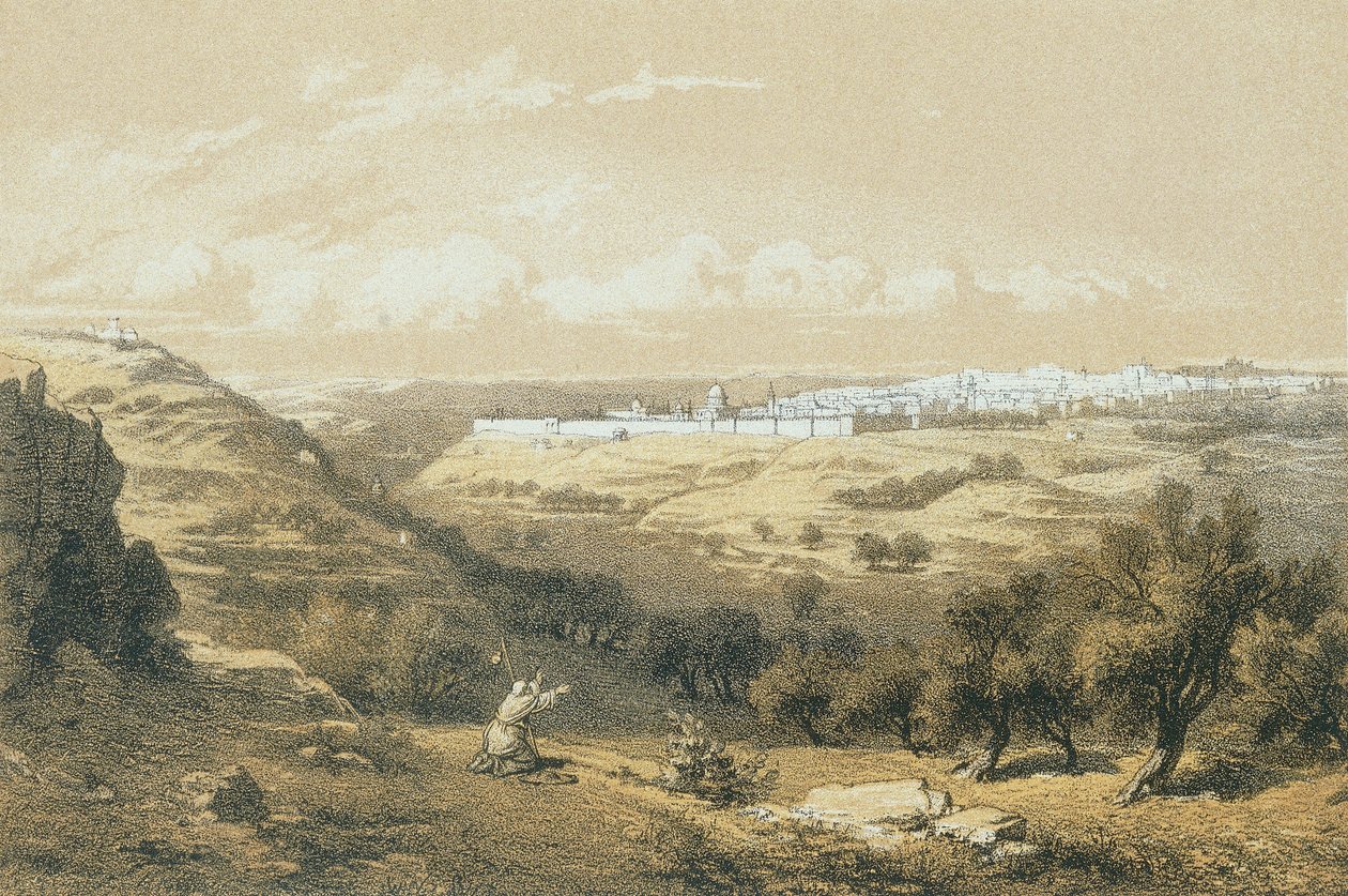El Halil. Gravür C. Schacher - Steinkopk J.F. Editore by C. Schacher