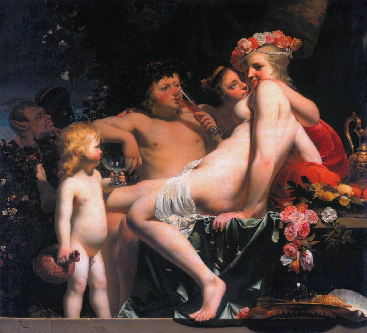 Bacchus ve Ariadne by Cesar Boetius van Everdingen