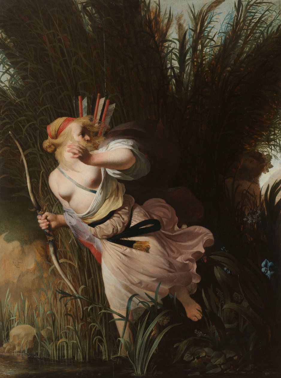 Pan ve Sirinks by Cesar Boetius van Everdingen