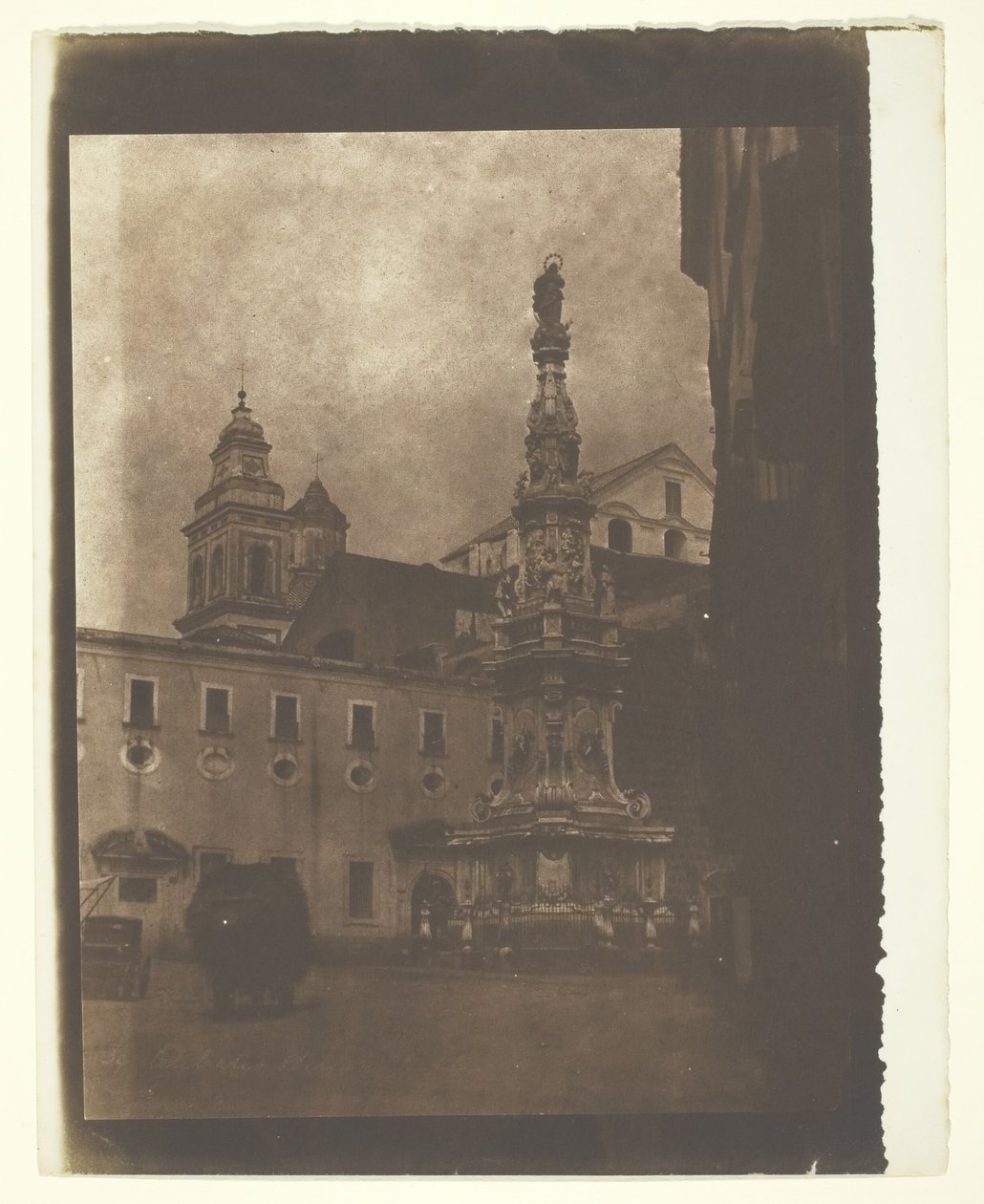 Kutlanan Dikilitaş, Napoli, 1846. by Calvert Jones