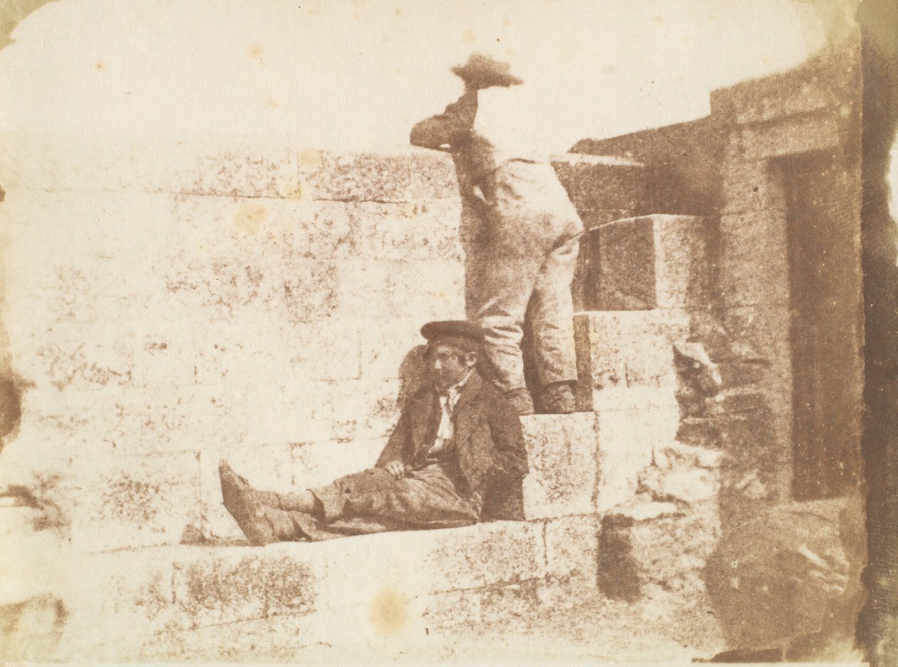 Bir İskelede Dinlenen İki Genç Adam, 1840