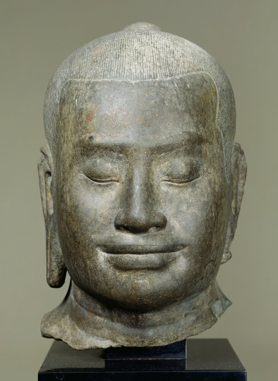 Kral Jayavarman VII Başkanı (r.1181-c.1220) (bronz) by Cambodian School