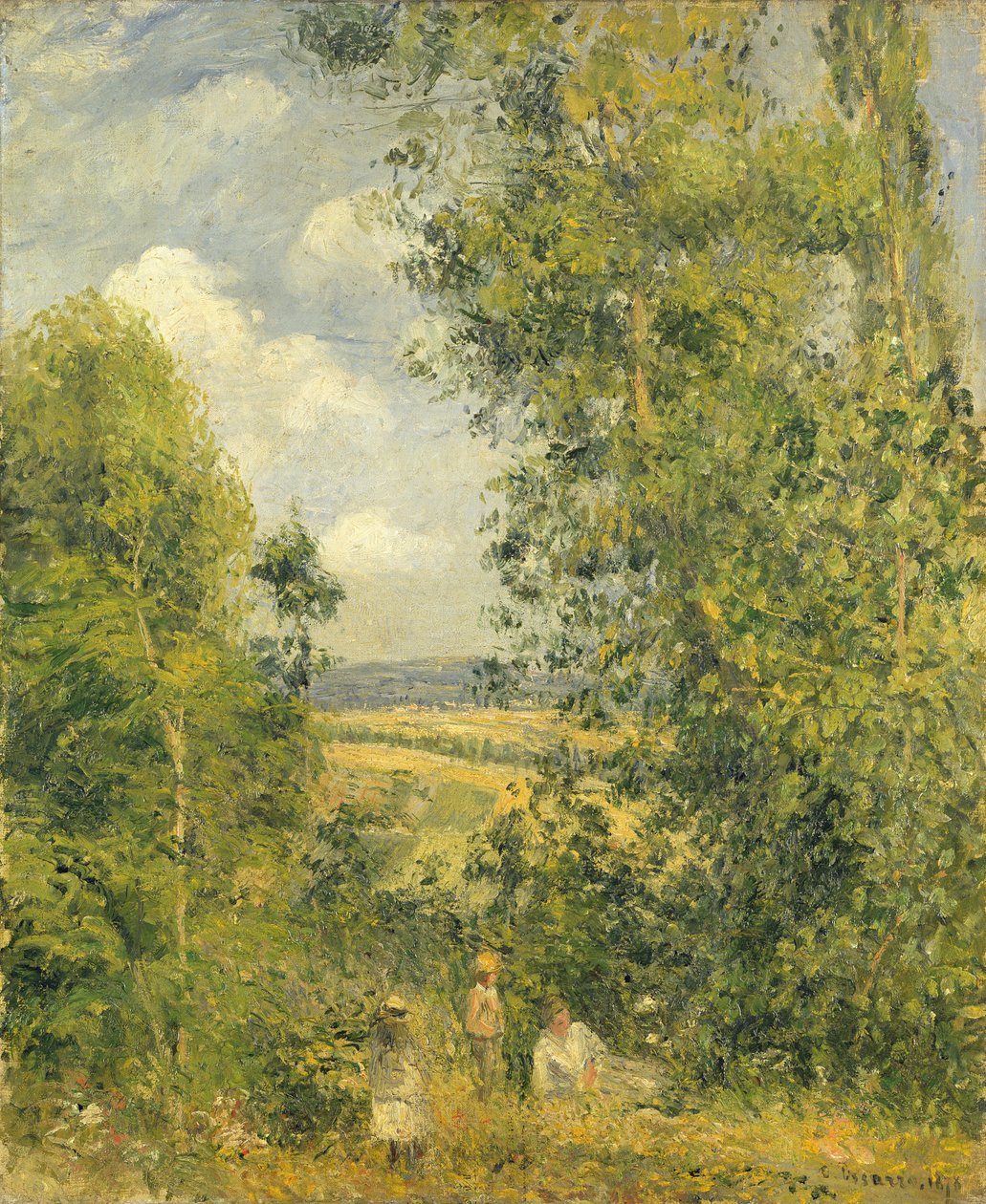 Çayırda Dinlenme, 1878 by Camille Jacob Pissarro