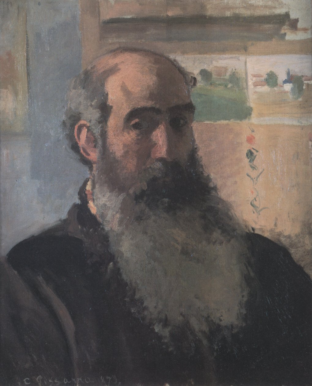 otoportre by Camille Jacob Pissarro