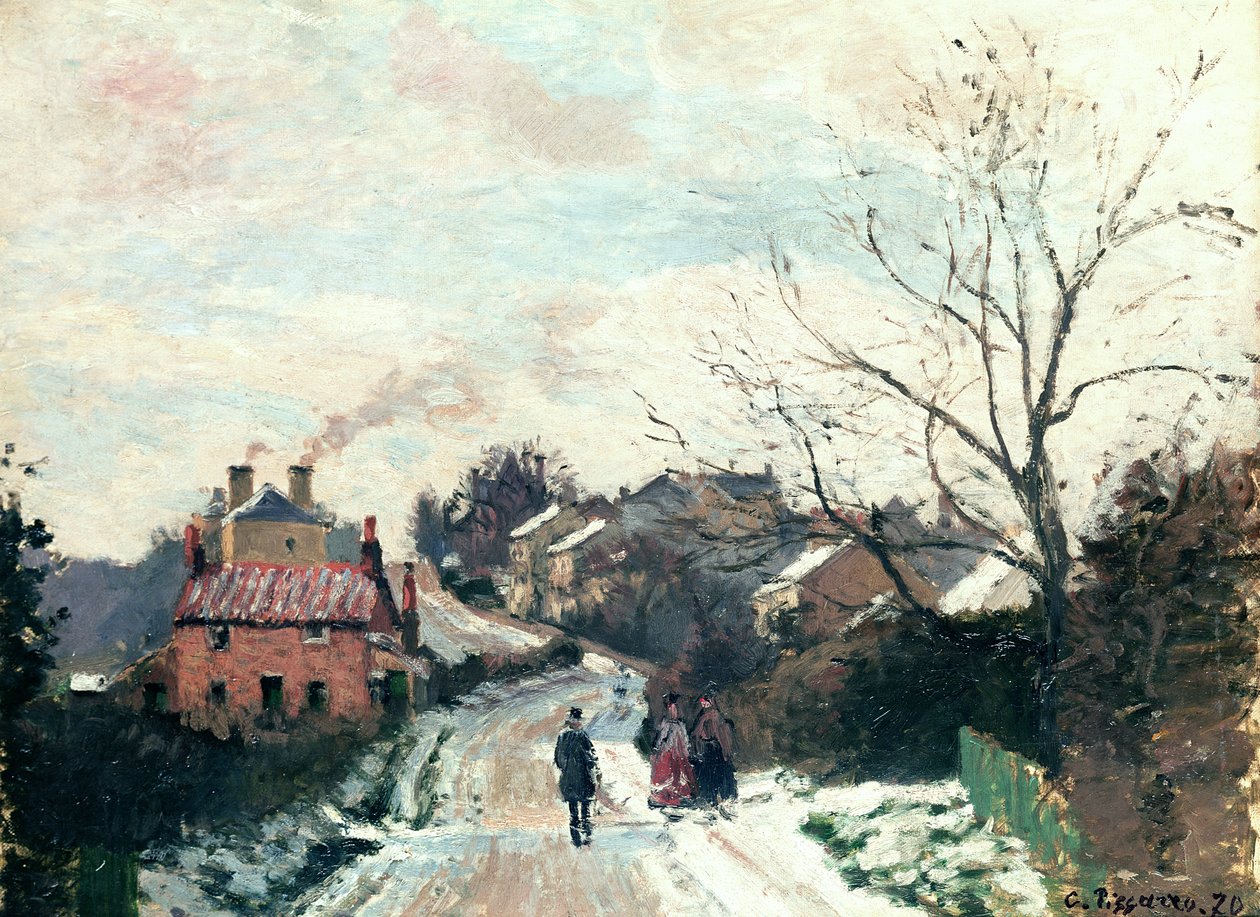 Fox tepesi, Yukarı Norwood, 1870 by Camille Jacob Pissarro