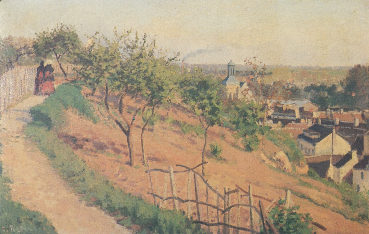 Sente de Justice, Pontoise by Camille Jacob Pissarro